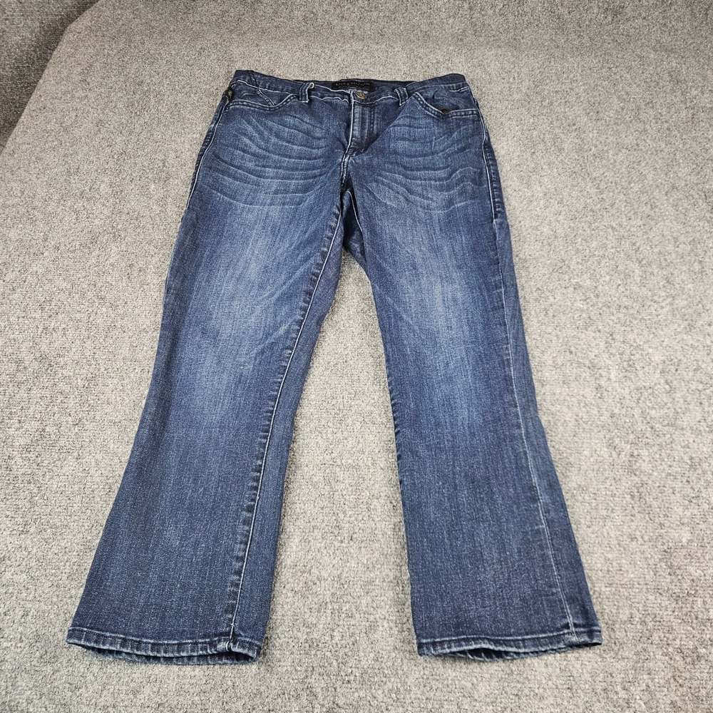 Rock & Republic Kendall Bootcut Jeans Dark Wash Blue Size 12 R210702